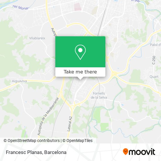 Francesc Planas map