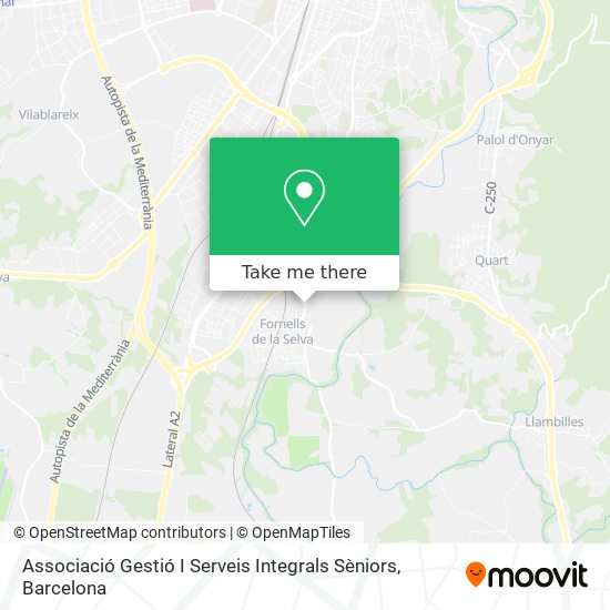 Associació Gestió I Serveis Integrals Sèniors map