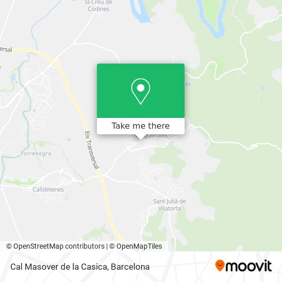 Cal Masover de la Casica map