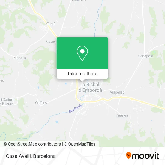 Casa Avelli map