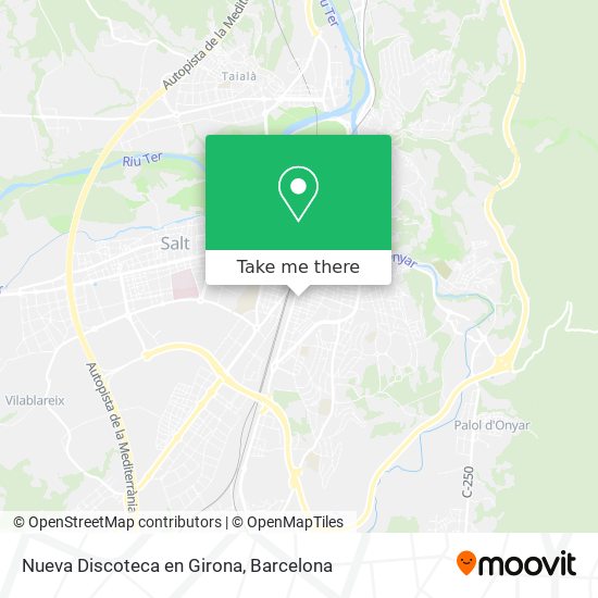 Nueva Discoteca en Girona map