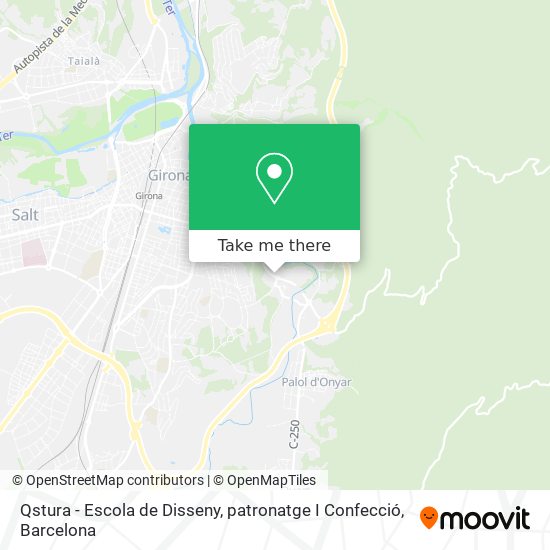 Qstura - Escola de Disseny, patronatge I Confecció map