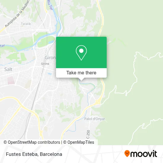 Fustes Esteba map