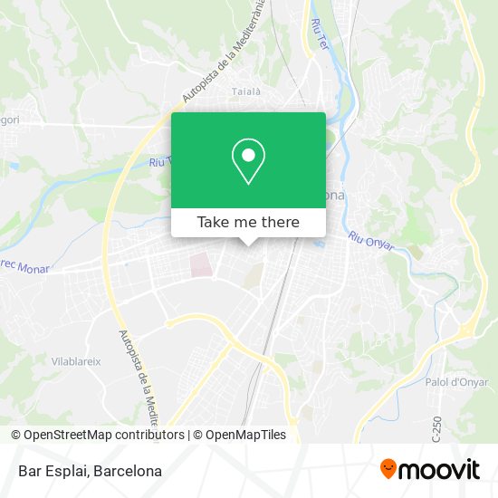 mapa Bar Esplai