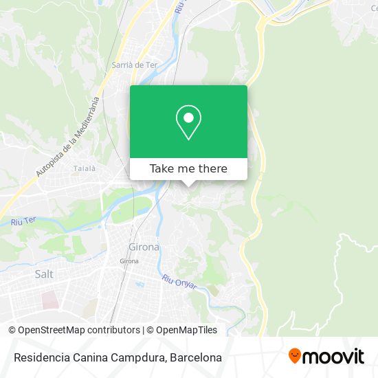 Residencia Canina Campdura map