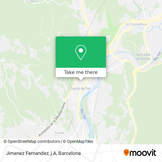 Jimenez Fernandez, j.A map