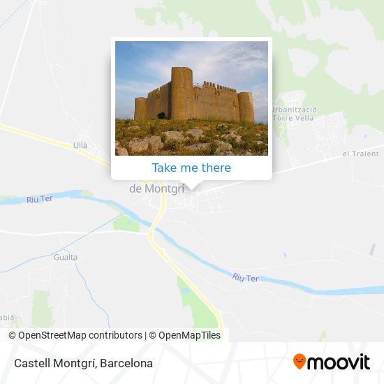 Castell Montgrí map