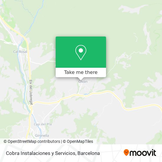 Cobra Instalaciones y Servicios map