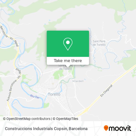 Construccions Industrials Copsin map