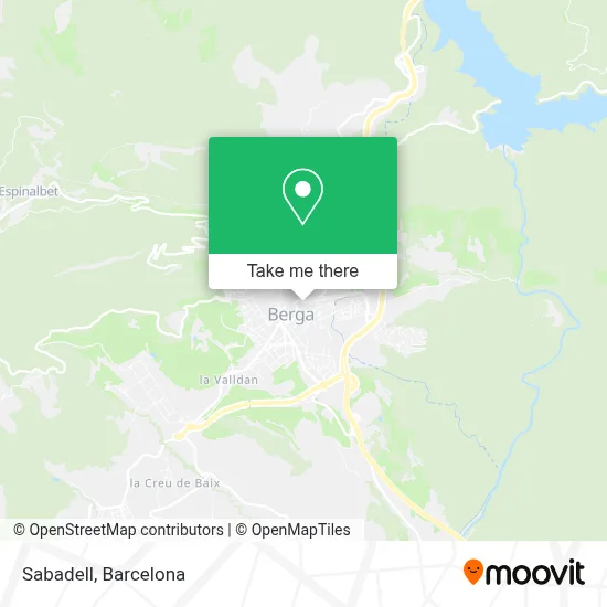 Sabadell map