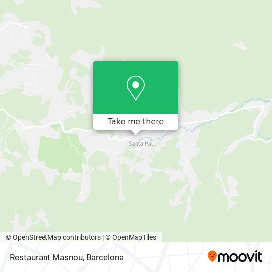 Restaurant Masnou map
