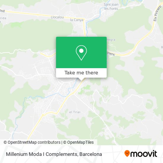 Millenium Moda I Complements map