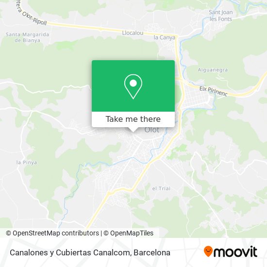 Canalones y Cubiertas Canalcom map