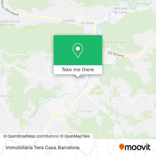 Immobiliària Tens Casa map