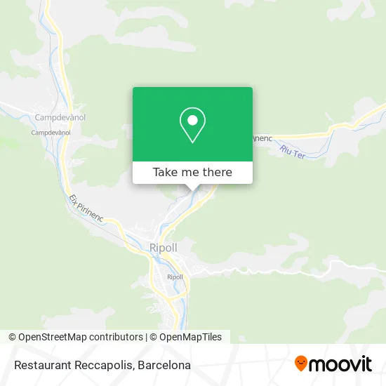 Restaurant Reccapolis map