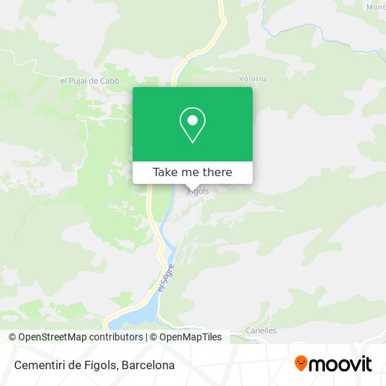 Cementiri de Fígols map