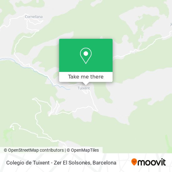 Colegio de Tuixent - Zer El Solsonès map