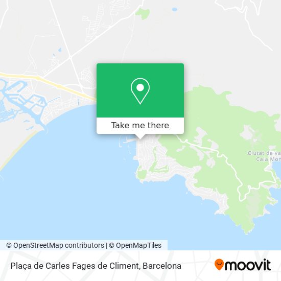 Plaça de Carles Fages de Climent map
