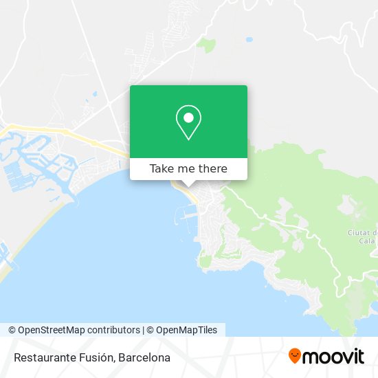 Restaurante Fusión map