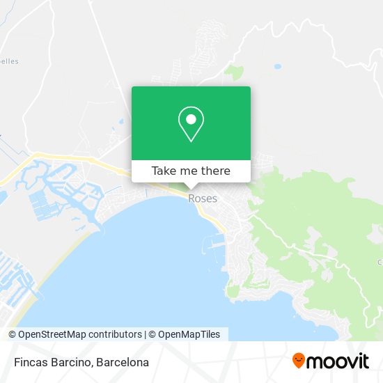 Fincas Barcino map