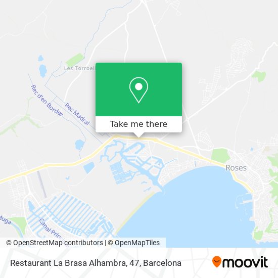 Restaurant La Brasa Alhambra, 47 map