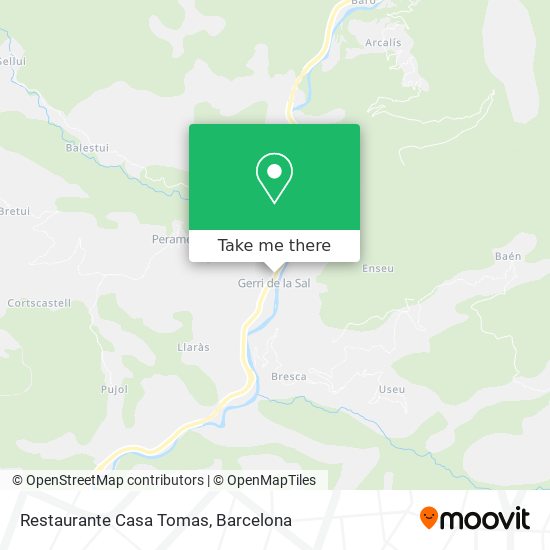 Restaurante Casa Tomas map