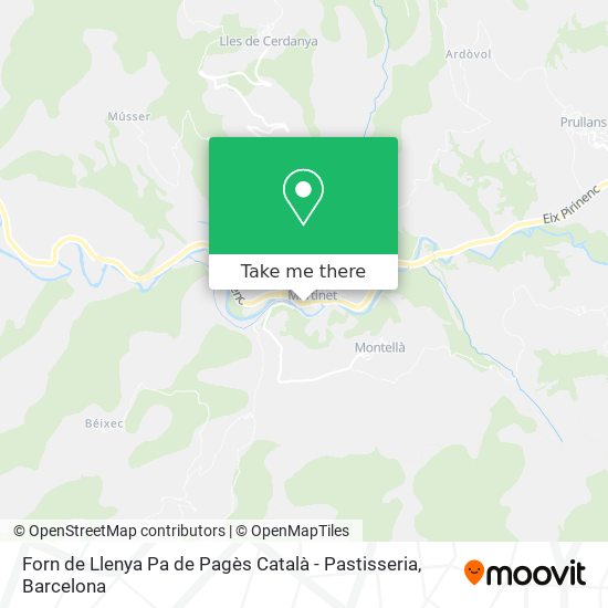 Forn de Llenya Pa de Pagès Català - Pastisseria map