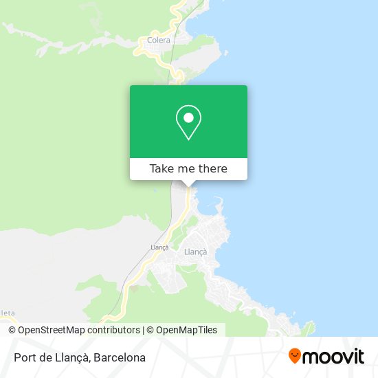 Port de Llançà map