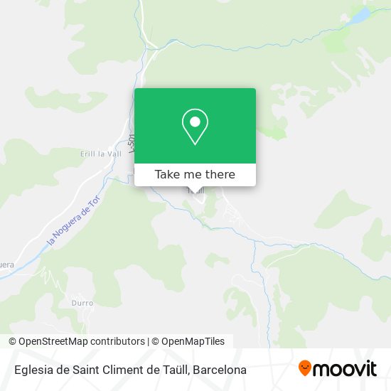 Eglesia de Saint Climent de Taüll map