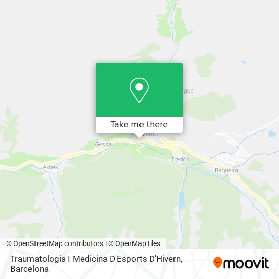 Traumatologia I Medicina D'Esports D'Hivern map