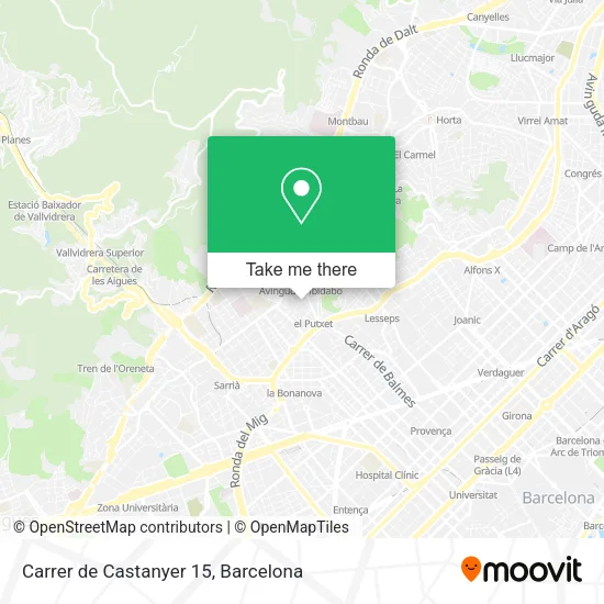 Carrer de Castanyer 15 map