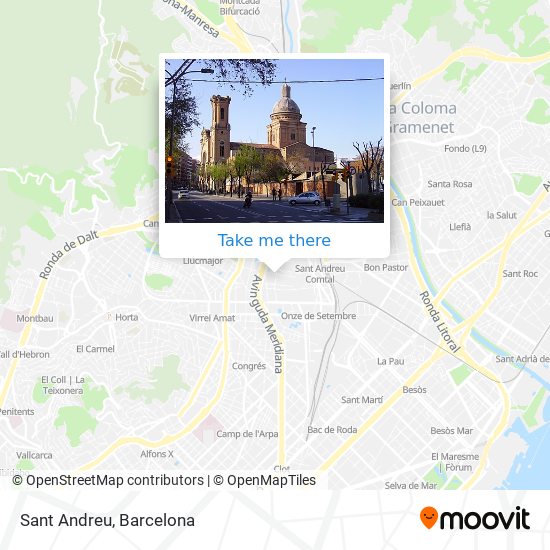 mapa Sant Andreu