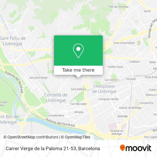 Carrer Verge de la Paloma 21-53 map