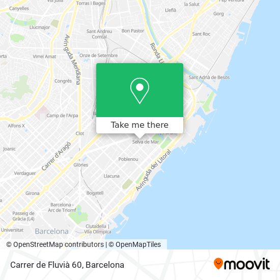 mapa Carrer de Fluvià 60
