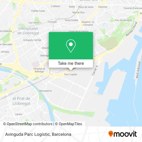 Avinguda Parc Logístic map