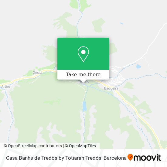 Casa Banhs de Tredòs by Totiaran Tredós map