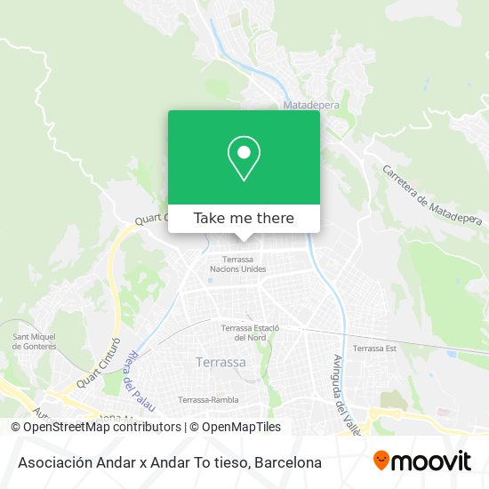 Asociación Andar x Andar To tieso map