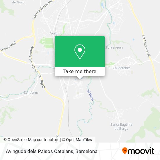 Avinguda dels Països Catalans map