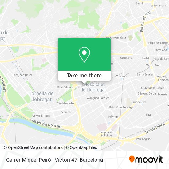 Carrer Miquel Peiró i Victori 47 map