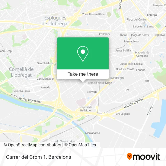 Carrer del Crom 1 map