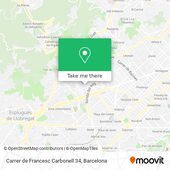 Carrer de Francesc Carbonell 34 map