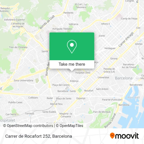 Carrer de Rocafort 252 map