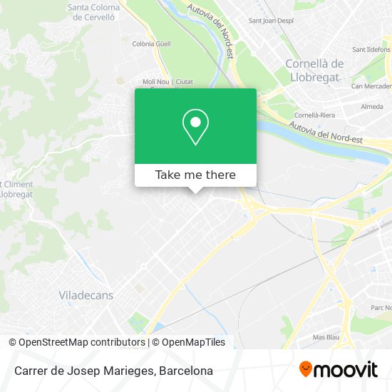 Carrer de Josep Marieges map
