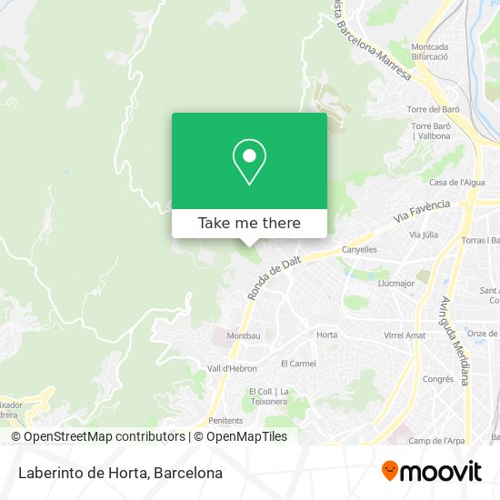 Laberinto de Horta map