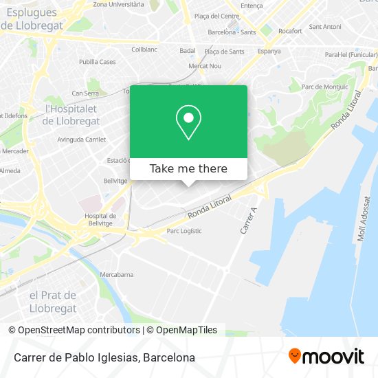 mapa Carrer de Pablo Iglesias