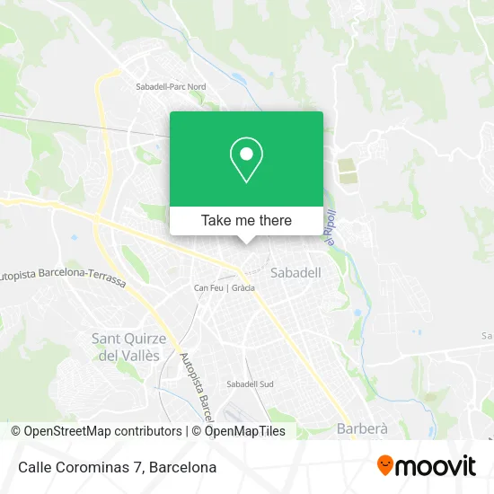 Calle Corominas 7 map