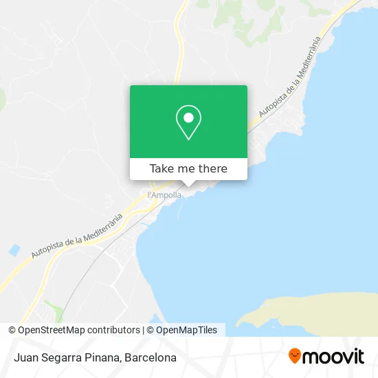 Juan Segarra Pinana map