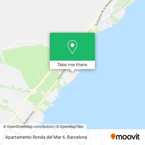 Apartamento Ronda del Mar 6 map