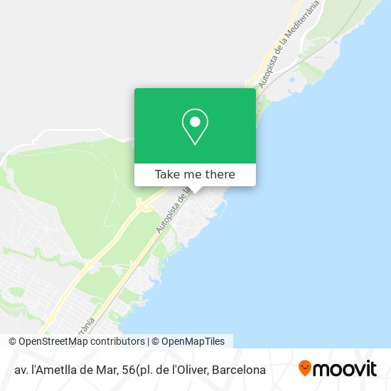 av. l'Ametlla de Mar, 56 map