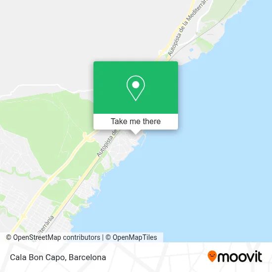 Cala Bon Capo map